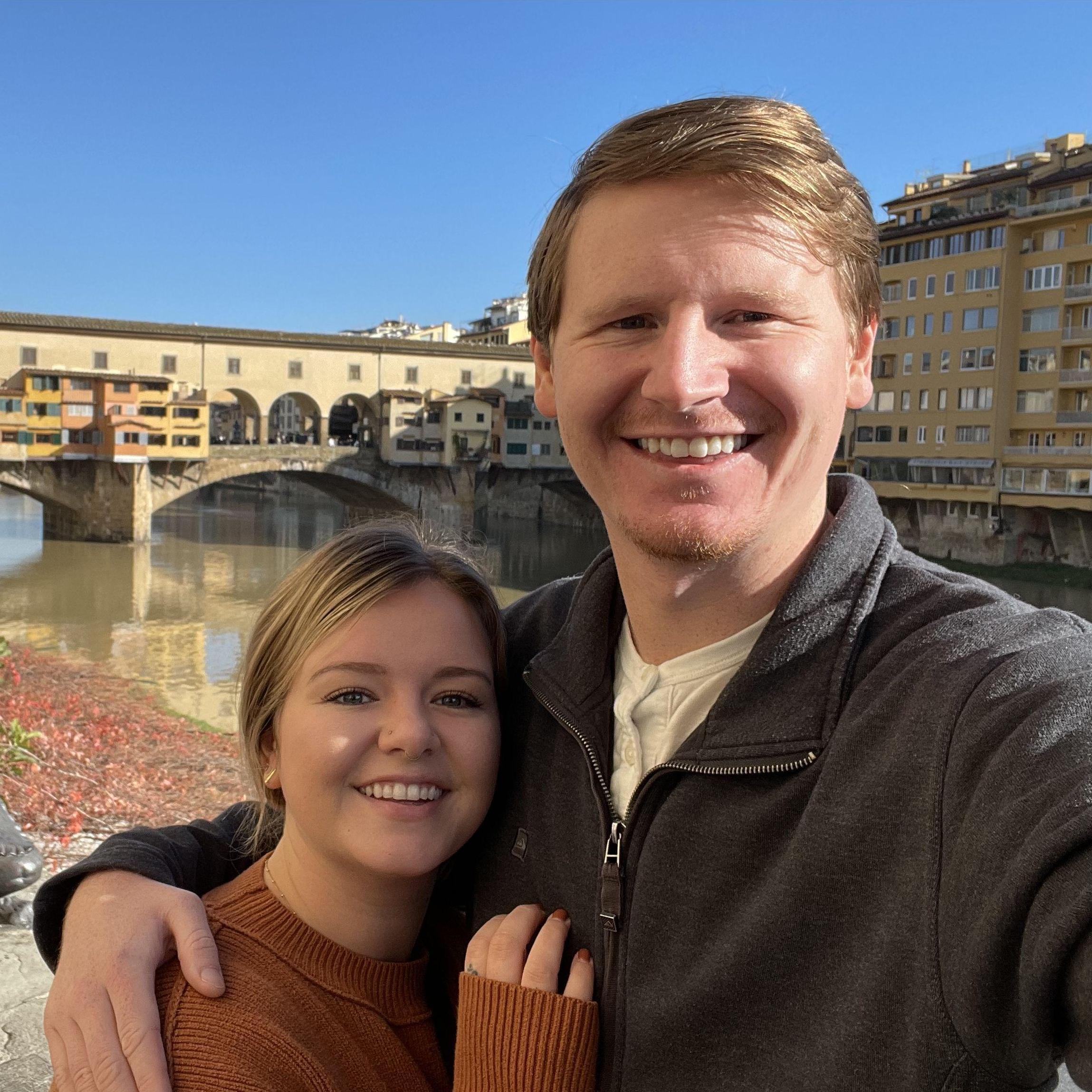 The Ponte Vecchio Bridge in Florence, Italy