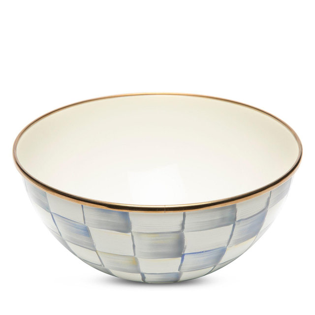 Mackenzie-Childs Sterling Check Small Everyday Bowl