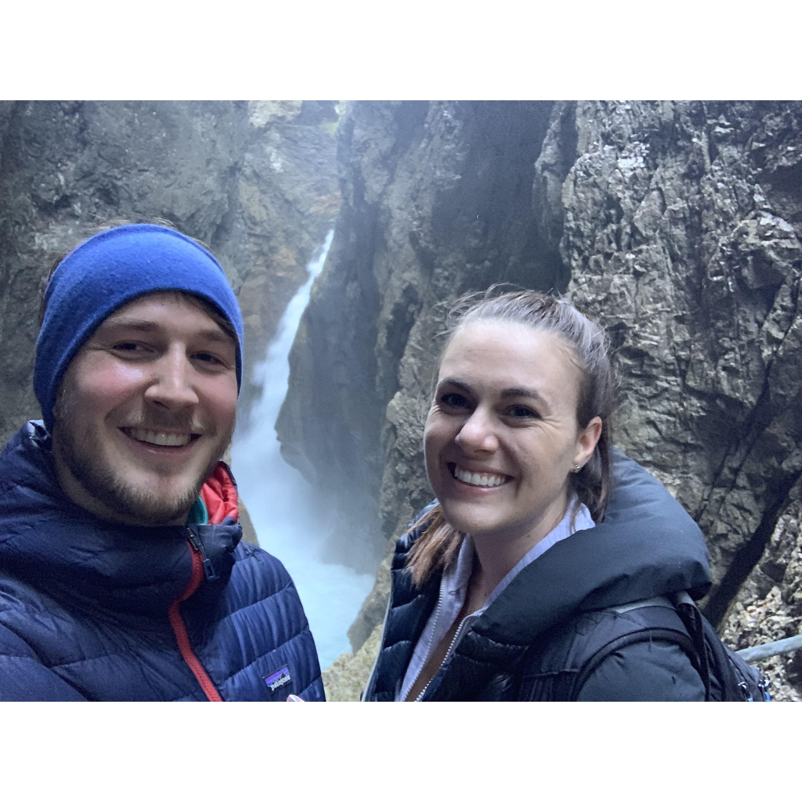 Finding waterfalls in Mittenwald :D