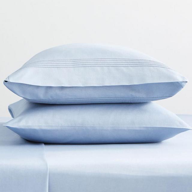 Ashley Blue 500-Thread-Count Sheet Set, Extra Pillowcases, Set of 2, Standard