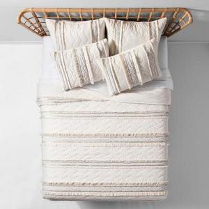White Moroccan Wedding Quilt - Opalhouse™