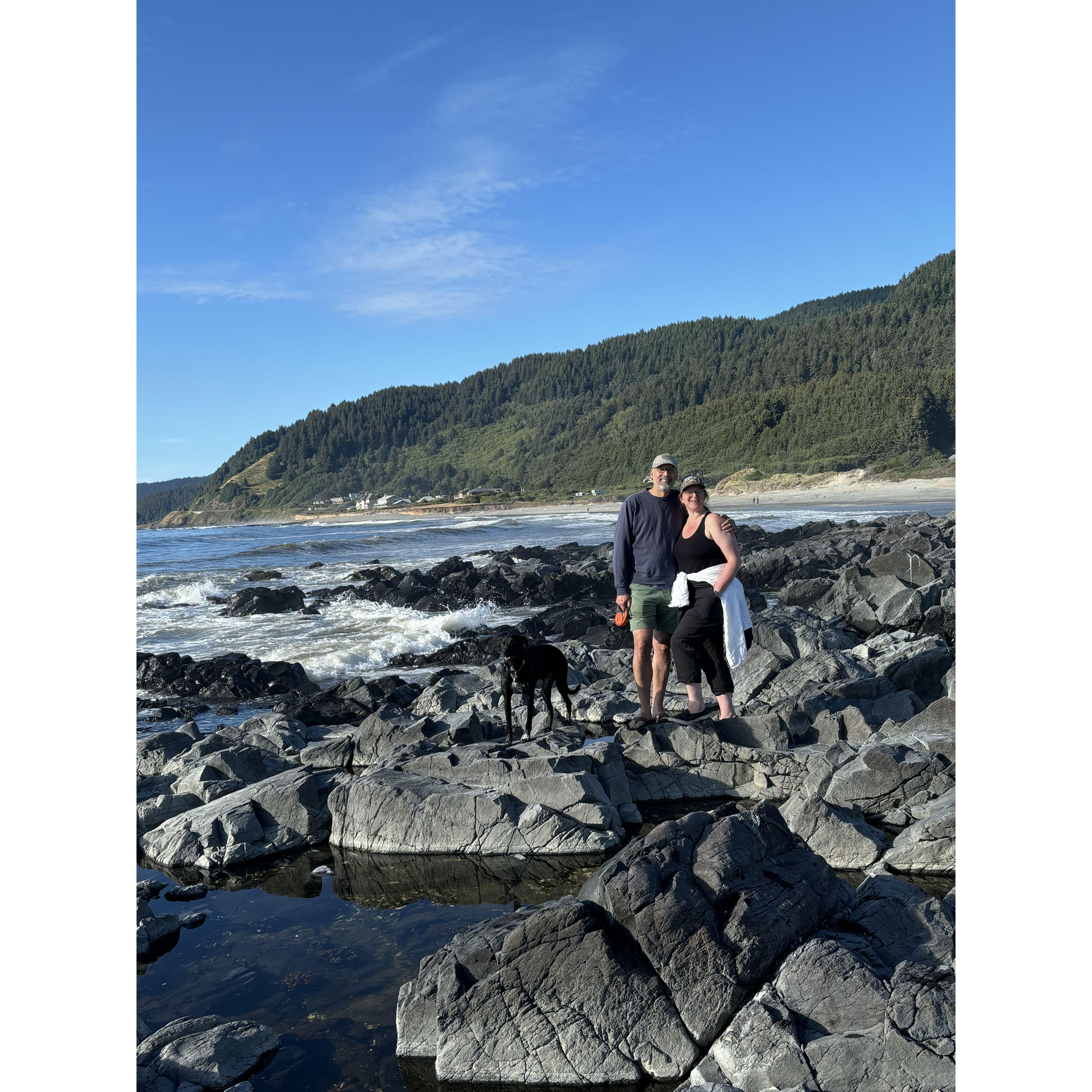 Here we are on the Oregon Coast!