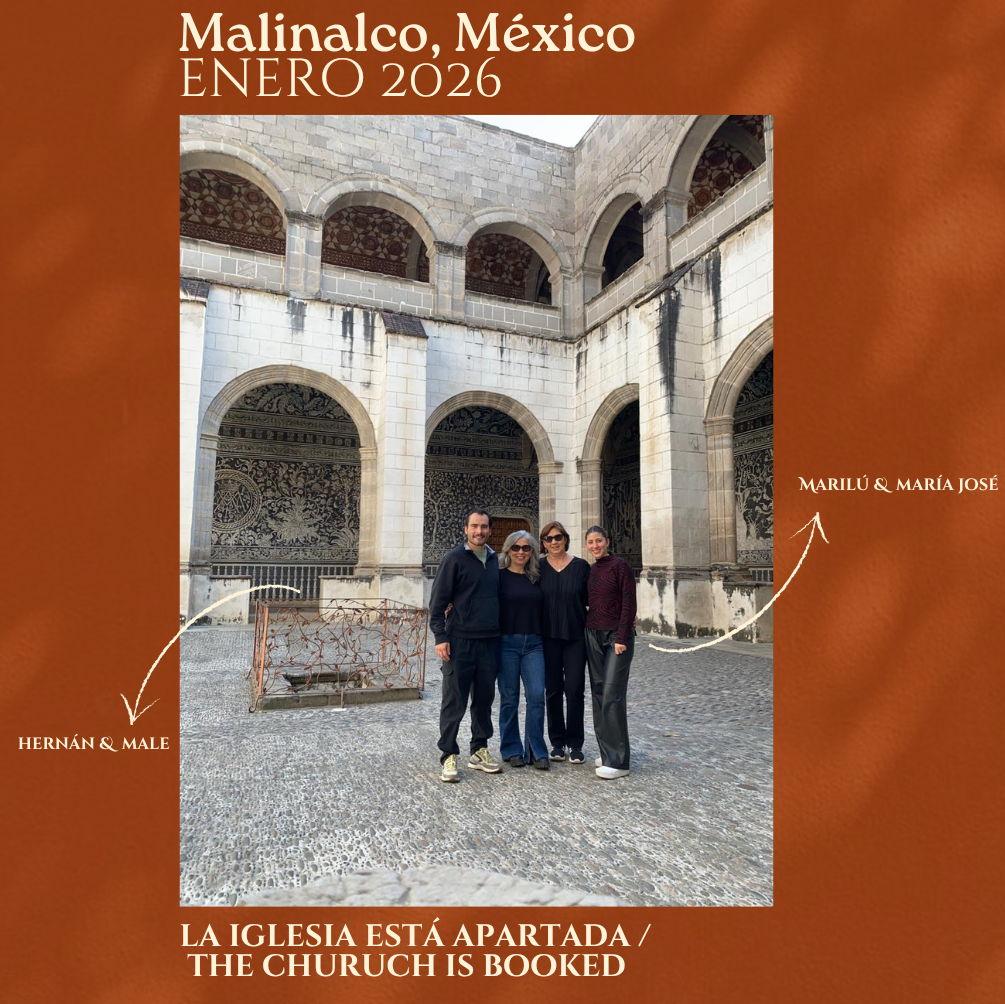 Llevamos años deseando casarnos en esta iglesia, la cual hemos visitado infinitas veces. 

Apartamos la fecha acompañados de nuestras mejores aliadas: nuestras mamás.