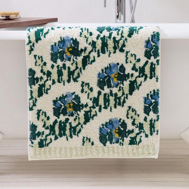 Jawahar Bath Mat, 20x34, Fair Green