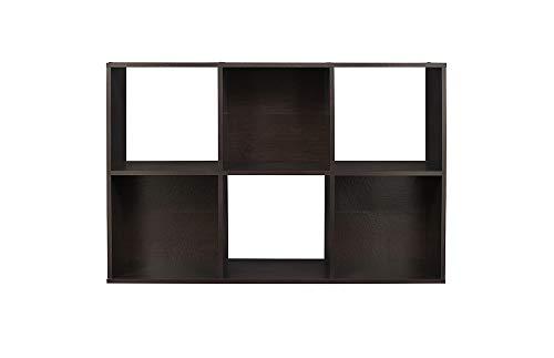 ClosetMaid 78815 Cubeicals Organizer, 6-Cube, Espresso