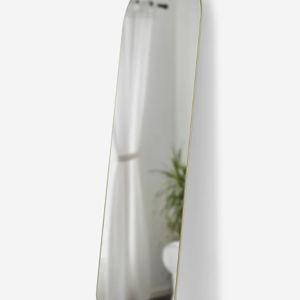Brass Hubba Arched Leaning Mirror | by Umbra