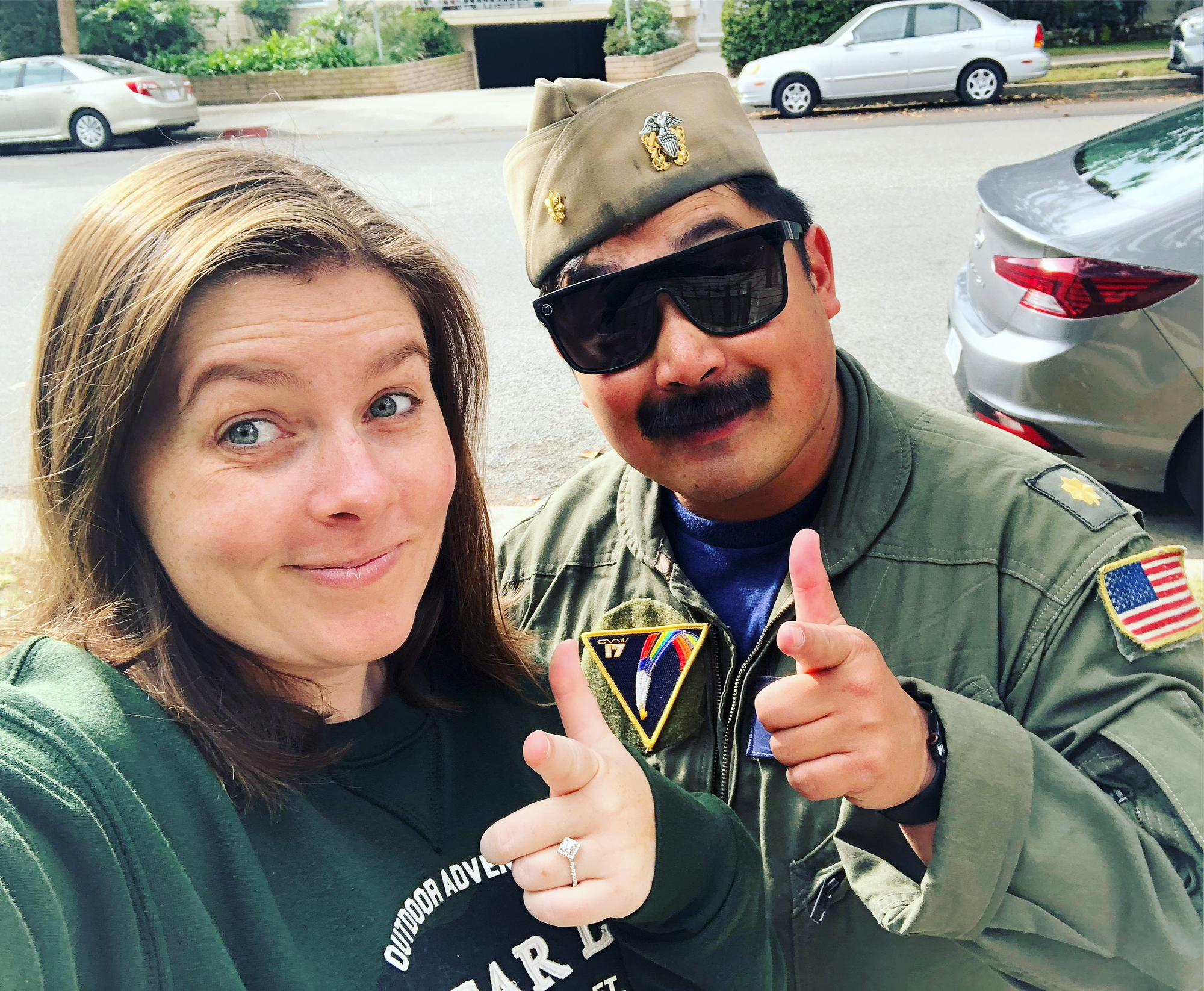 This was Kyle's last moment at home before he left for deployment.