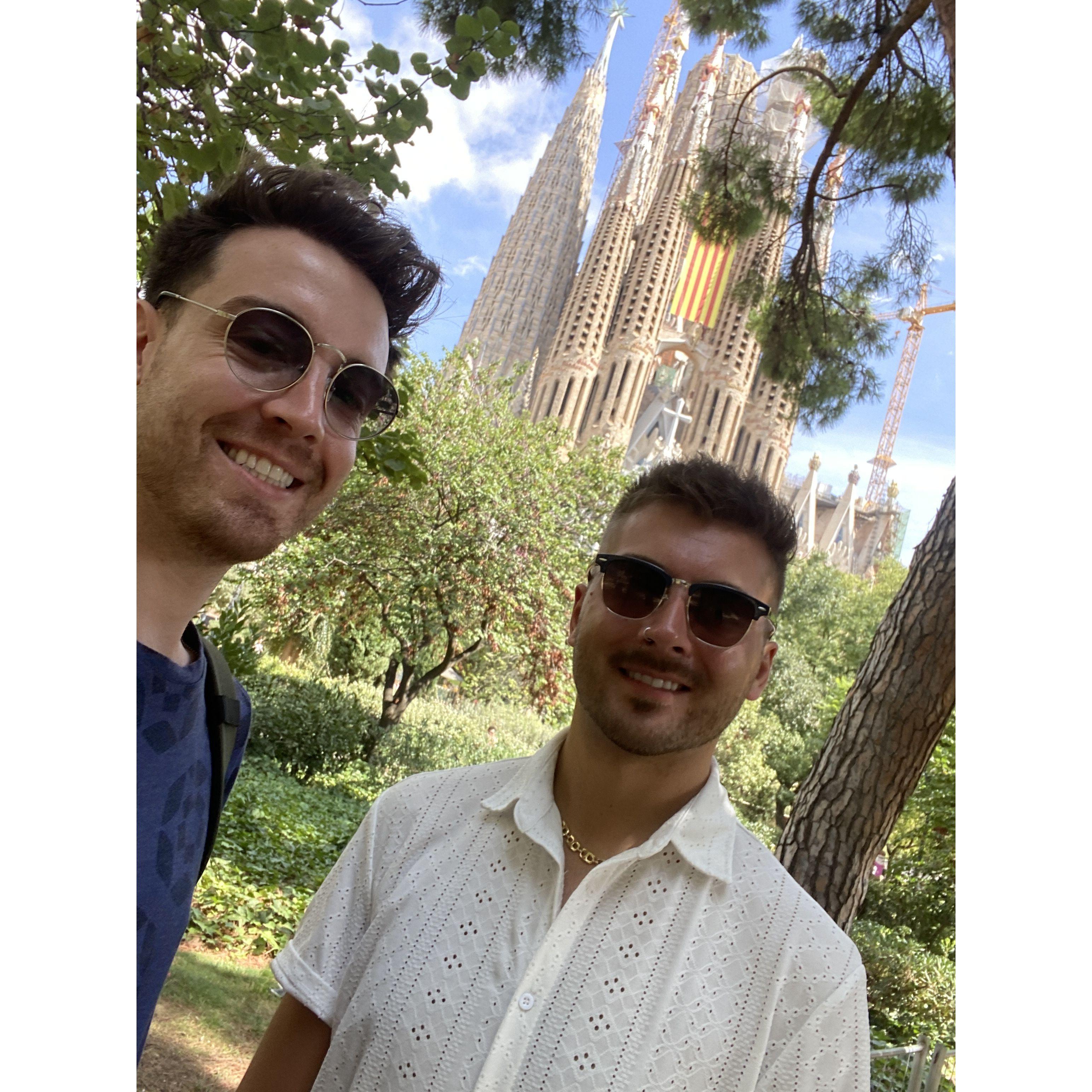 Sagrada Familia for this soon-to-be familia.
