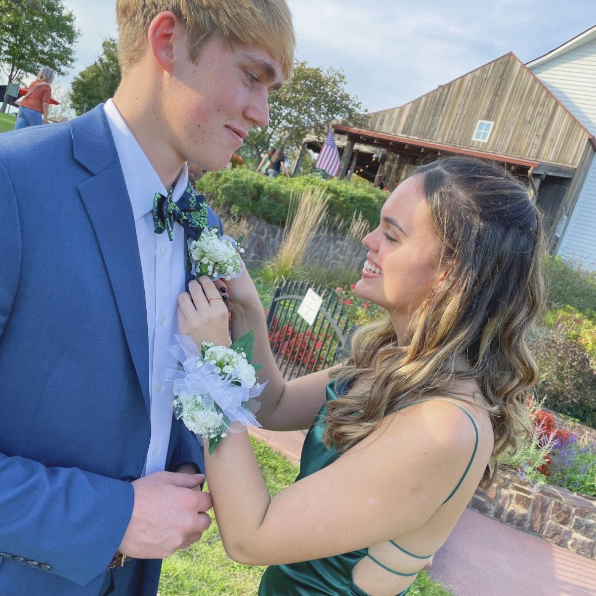 Senior year homecoming.