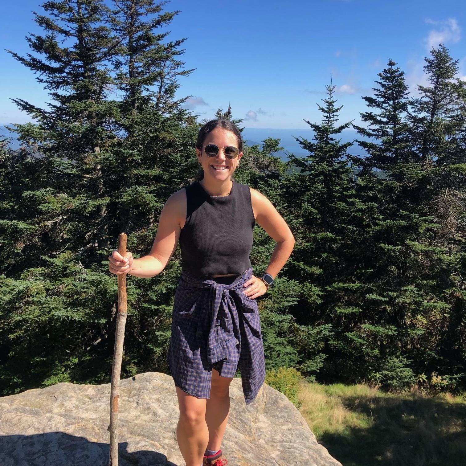 top of the Catskill Mountains, NY September 2021