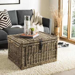 Small Caden Wicker Storage Trunk
