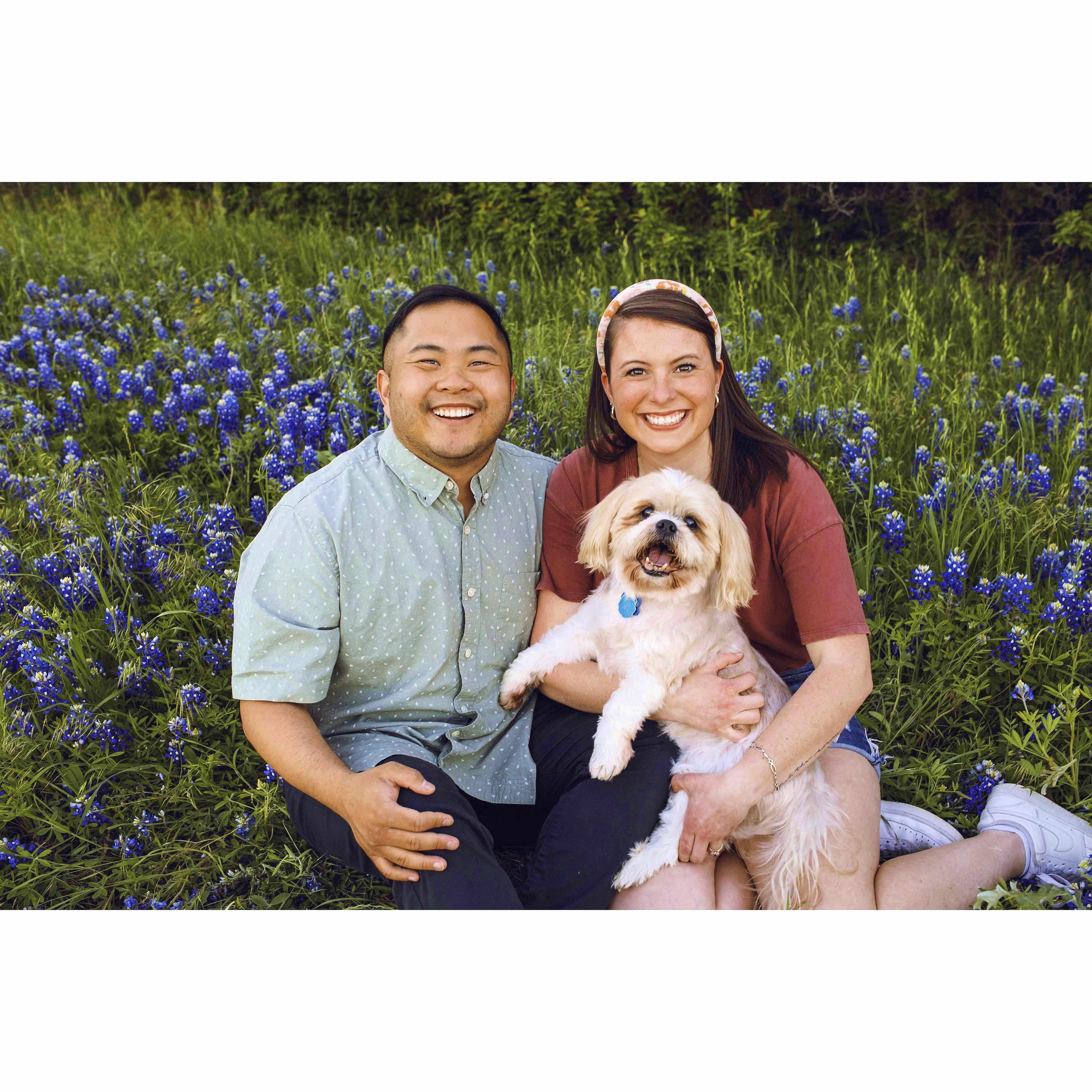Of course we needed a family photo with Moses!