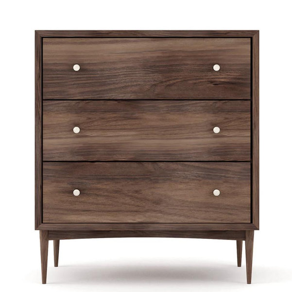 Atten 3-Drawer Tall Dresser