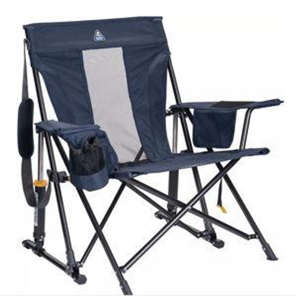 GCI Outdoor Kickback Rocker Chair 2.0 - Indigo Blue!