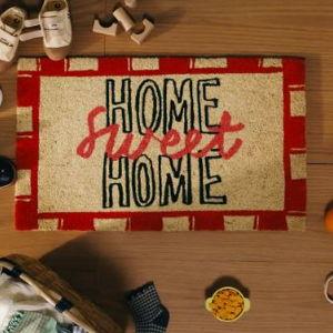 Jordan Nickson Home Sweet Home Printed Coir Doormat