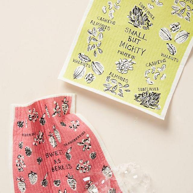 Superfoods Swedish Dishcloths, Set of 2
