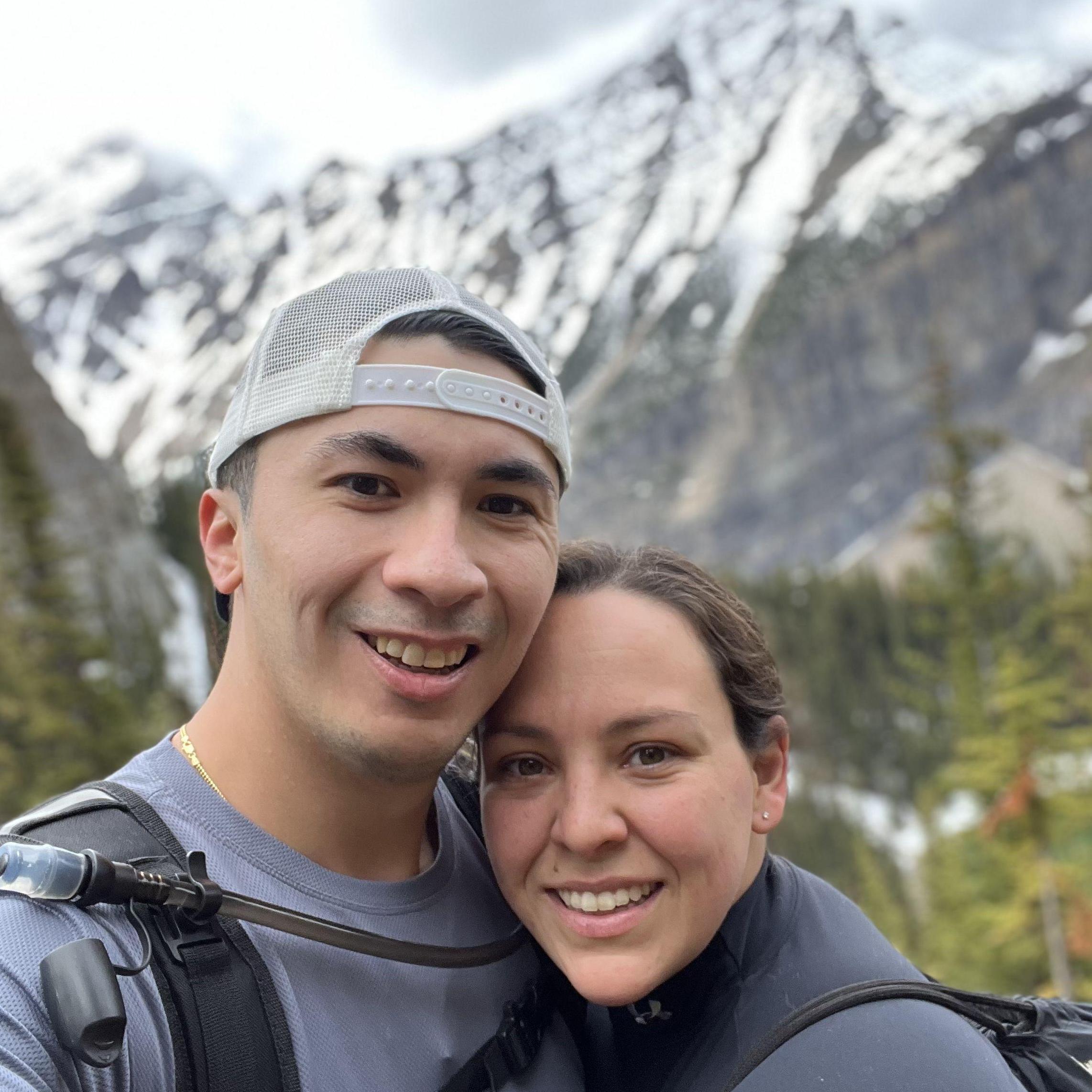 Hiking at Banff National Park in Alberta, Canada