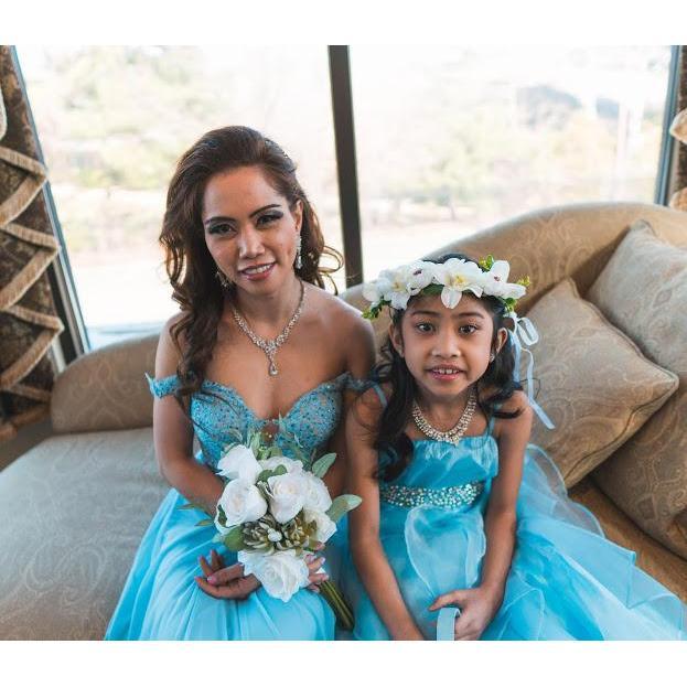 Maid of Honor: Eve Briel Capuy Bustamante 
Flower Girl: Luzelle Dione Bustamante