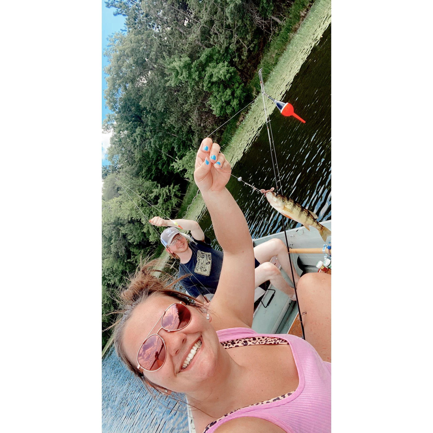 Fishing on Fireside lake