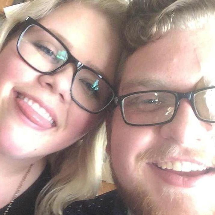 The very first picture we ever took together at the first dinner with my parents.