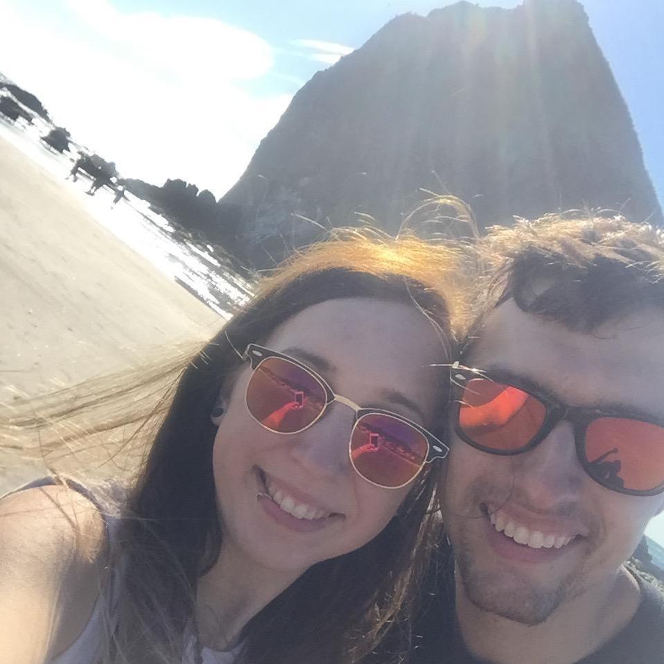 The rock formations at Cannon Beach was quite a site to see!