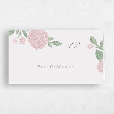 Pink Wedding Place Card - Giselda
