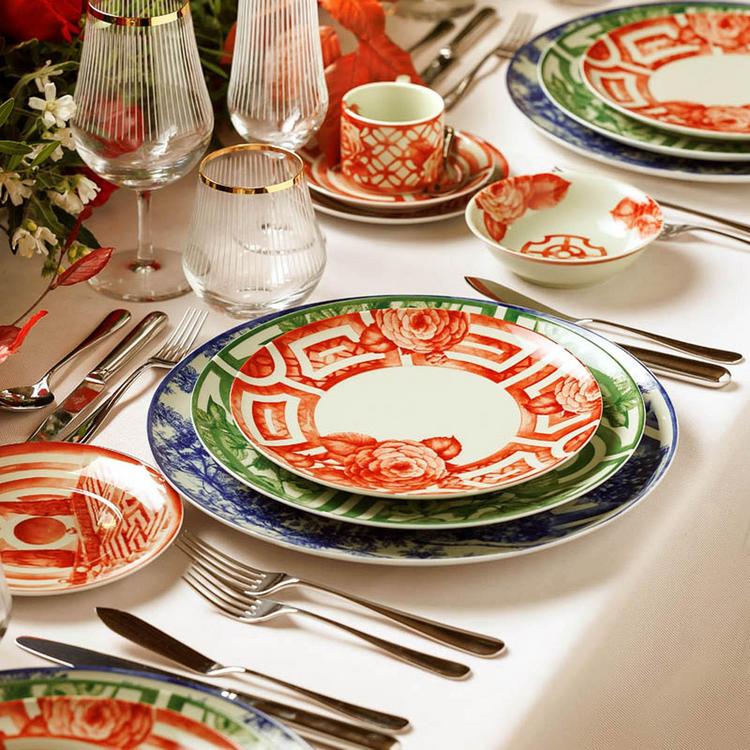 Vista Alegre, The Meaning Tea Cup & Saucer, Set of 4 | Zola