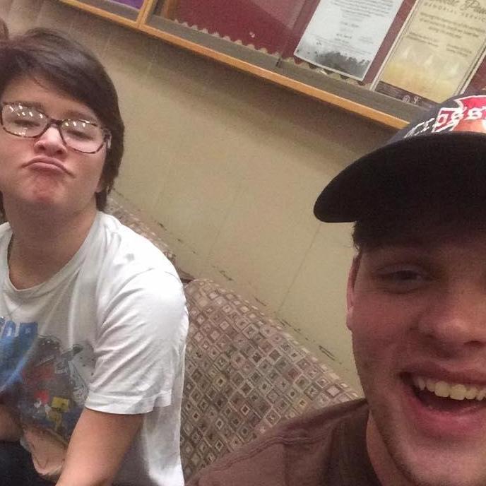 Stephen's favorite pastime during college was stealing Julia's phone to take photos - this is one of those photos