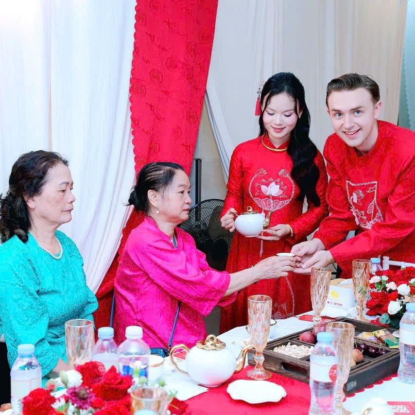 Engagement ceremony in June 2025