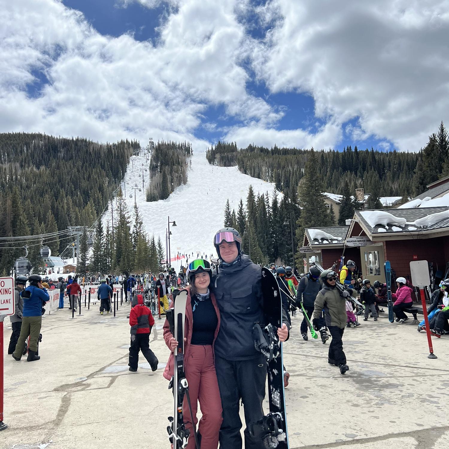 The first of many ski trips