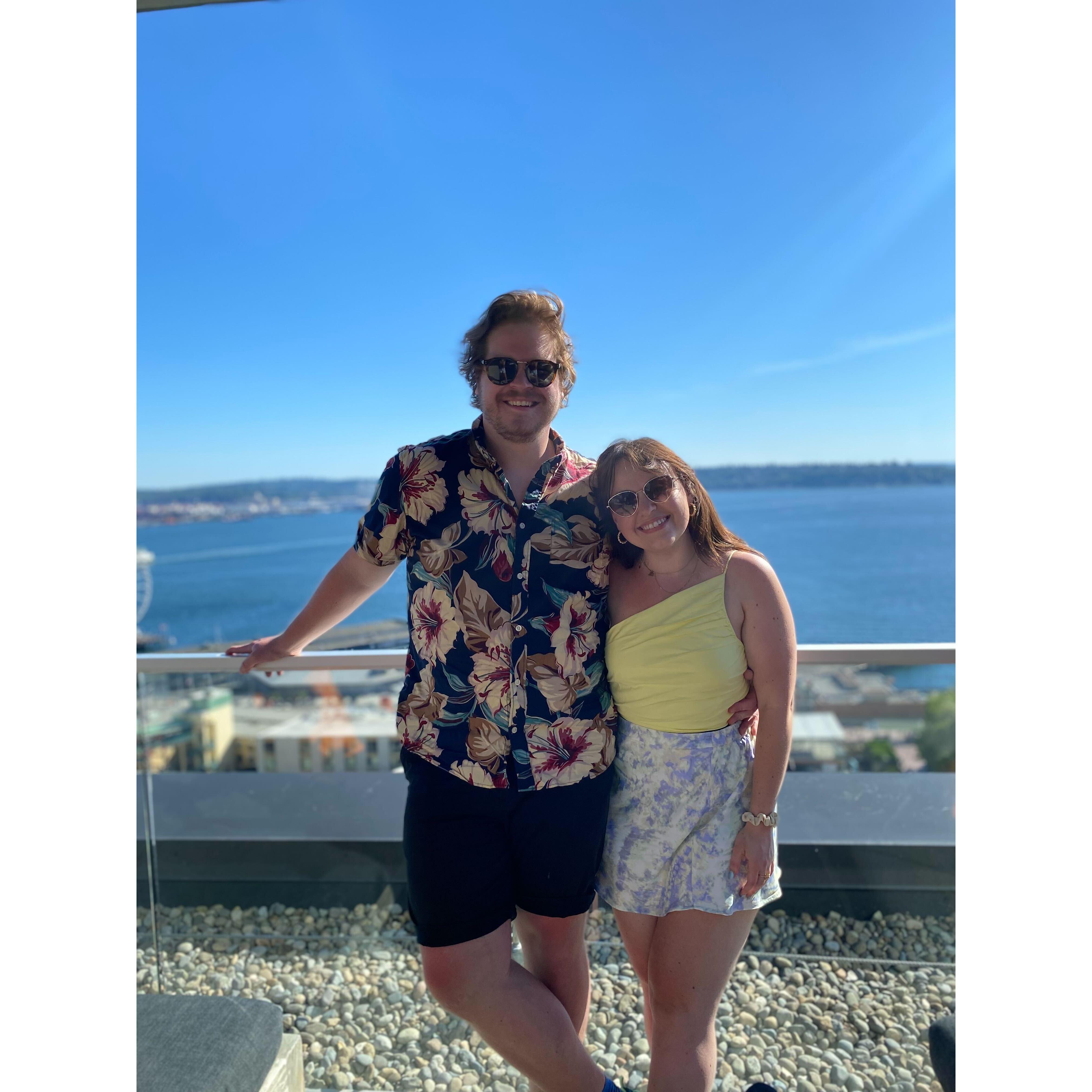 One of our first pics together in Seattle!