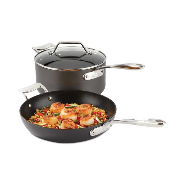 All-Clad Essentials Nonstick 8.5" Fry Pan and 2.5-Qt. Covered Saucepan Set