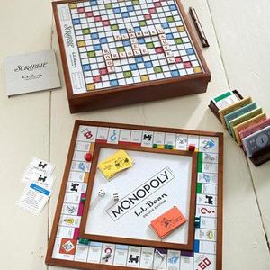L.L.Bean Deluxe Scrabble/Monopoly