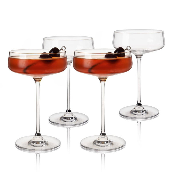 Reserve Julien Crystal Coupe Glasses Set of 4