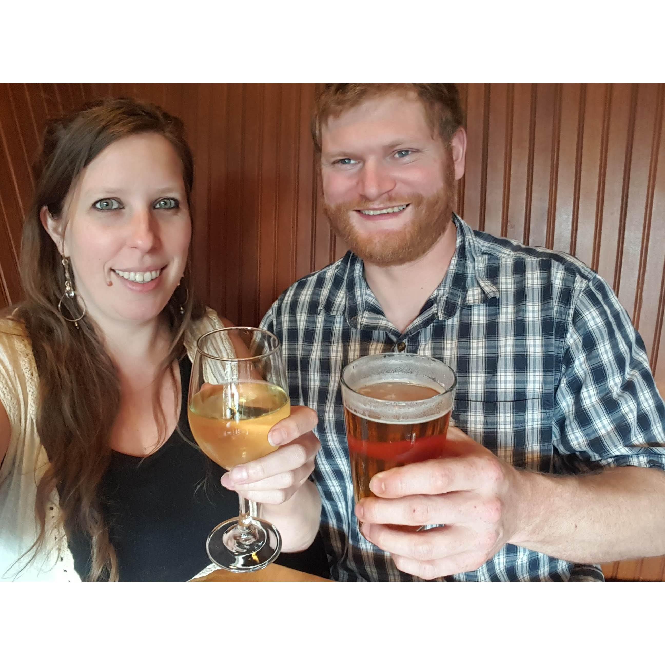 Date night on our first weekend getaway in La Conner.