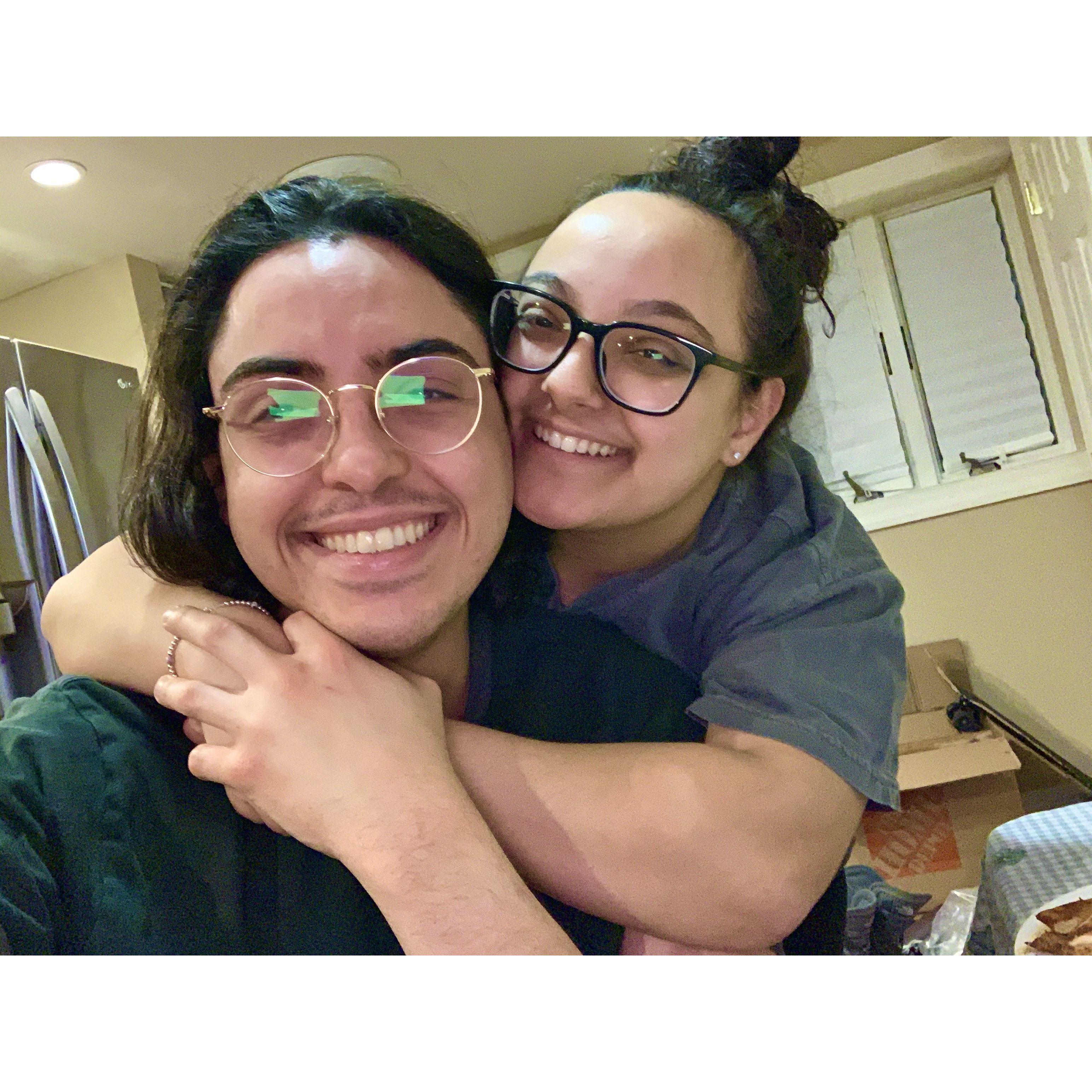 January 2021, Our First Apartment