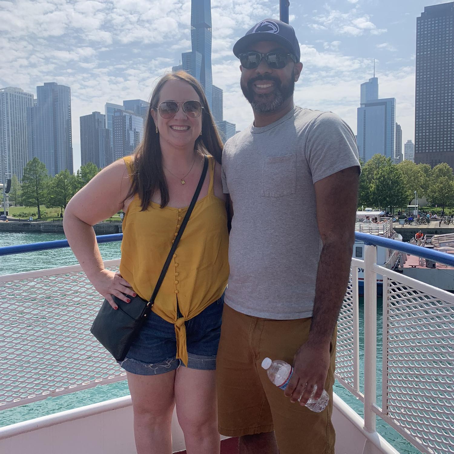 Boat tour with Evan’s family!