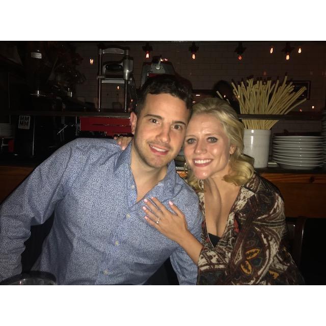 Celebrating our engagement with friends in NYC! October 13, 2018