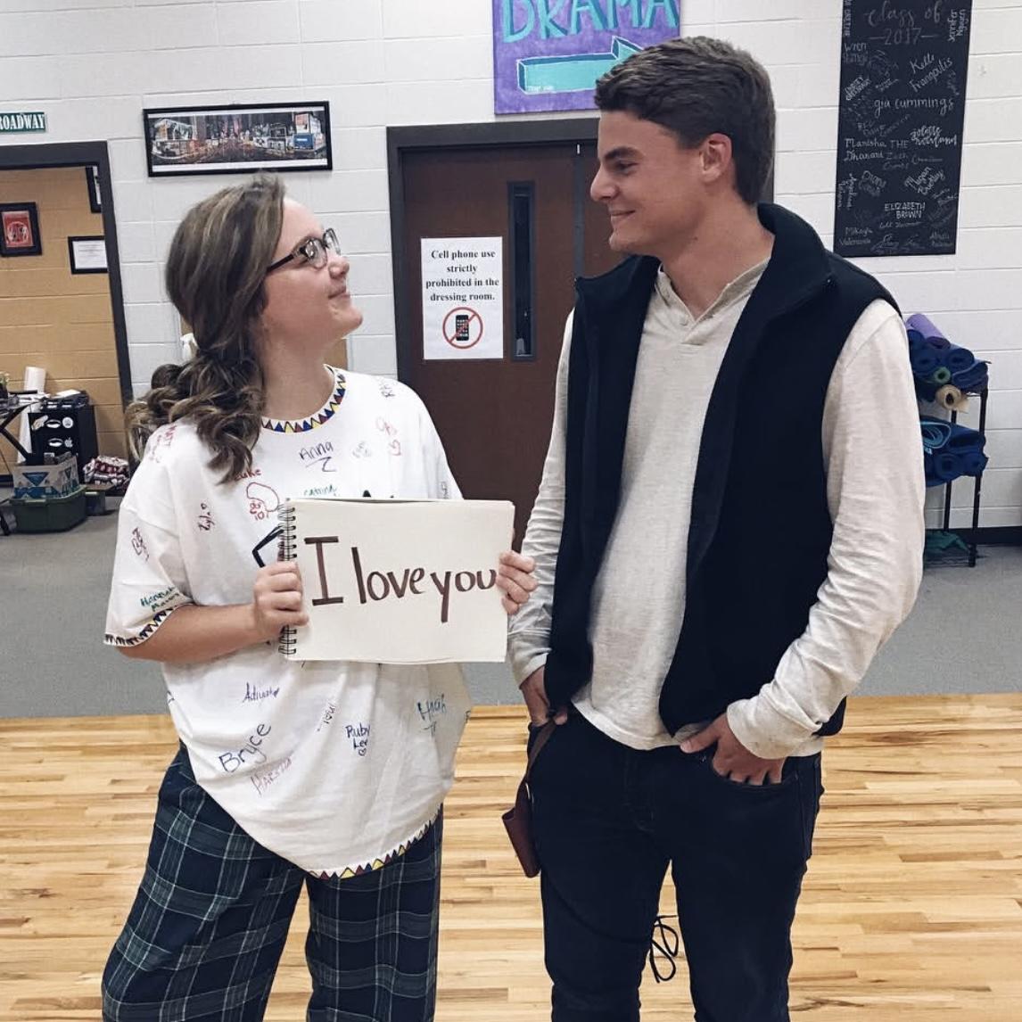 Senior week - I think this day was Character Day? I was Taylor Swift and Chris was Han Solo