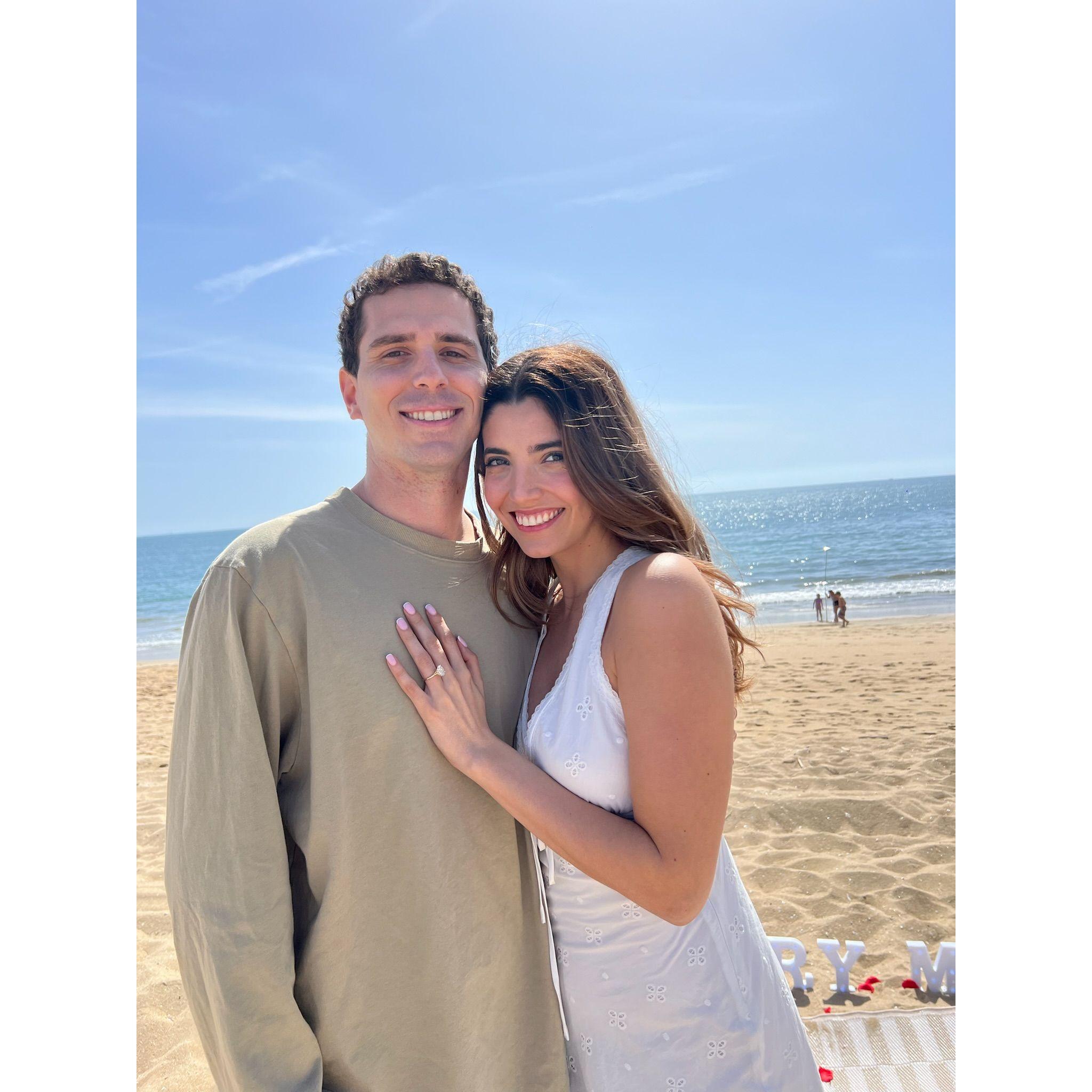 The moment Isabelle said I do!