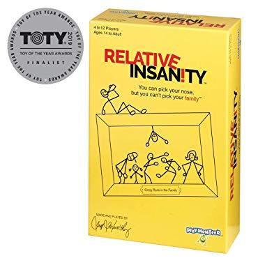 Relative Insanity Party Game about Crazy Relatives - Made and Played by Comedian Jeff Foxworthy - 7441