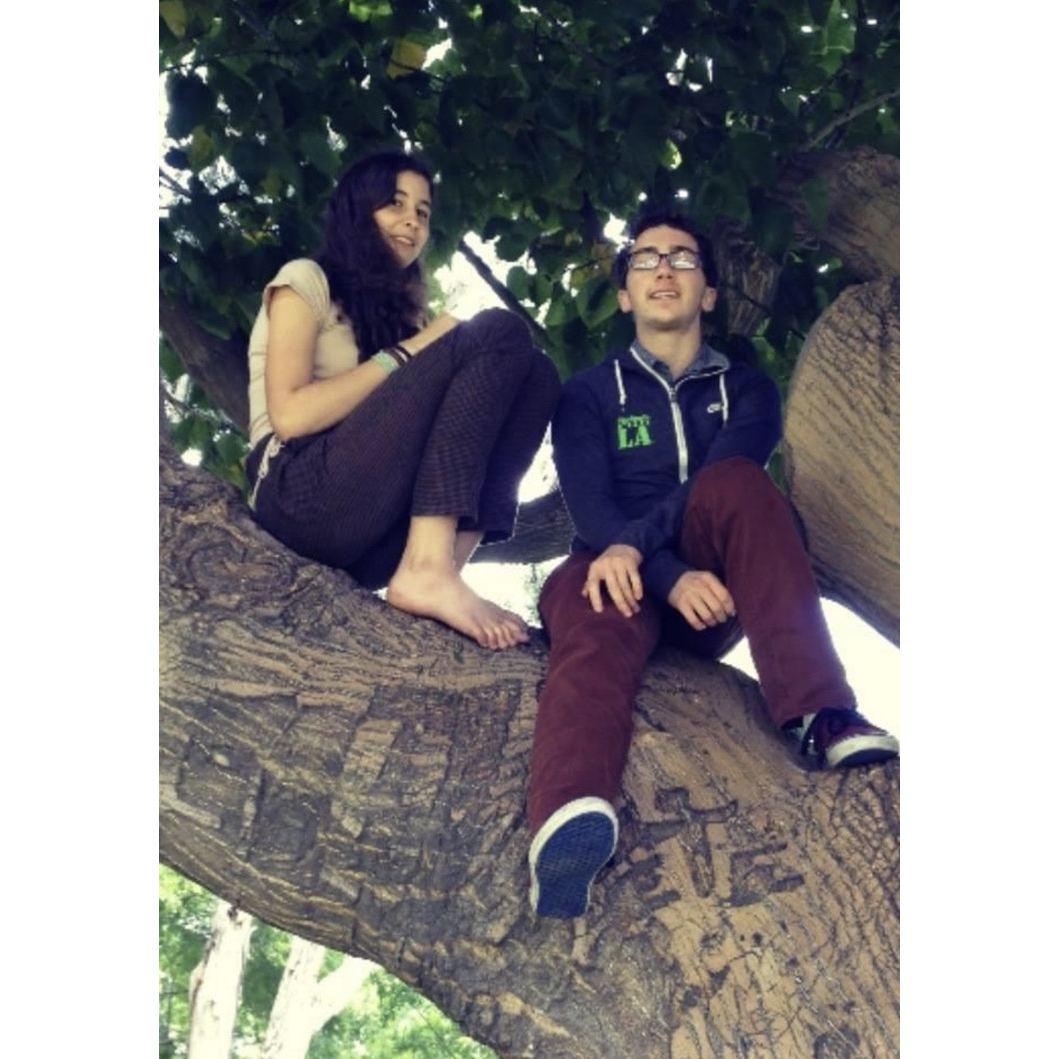 First photo ever taken of us together Junior Year HS