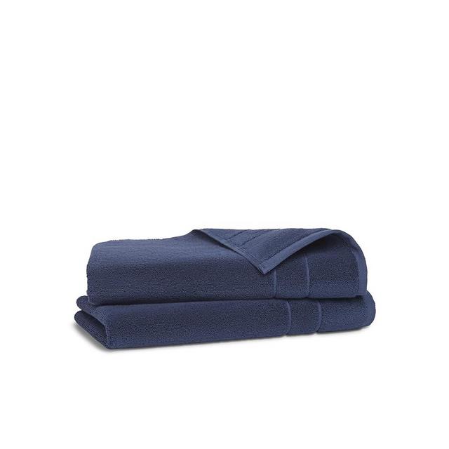 Brooklinen Super-Plush Turkish Cotton Hand Towels - Set of 2, Midnight Navy, 100% Cotton | Best Luxury Spa Towels