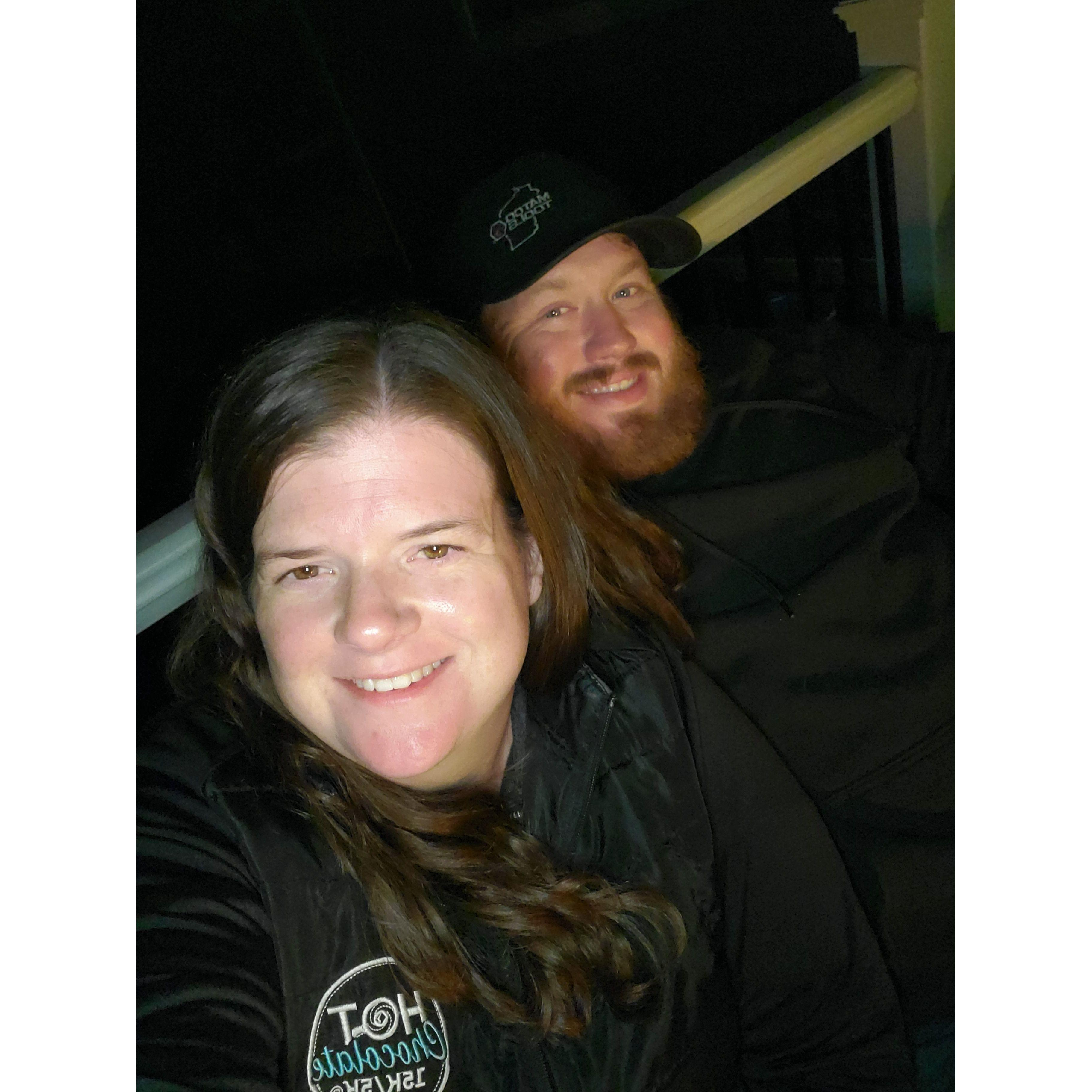 Our first picture together after about 2 weeks of dating.