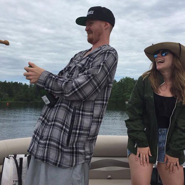 2018 After we got engaged! -Hayward, WI