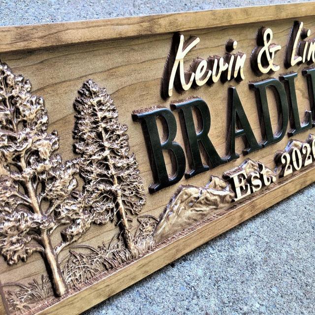 Custom Wood Sign | Family Name Sign | Last...