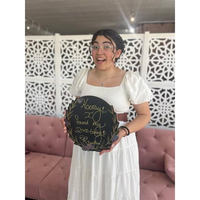 Hailey found her wedding dress!