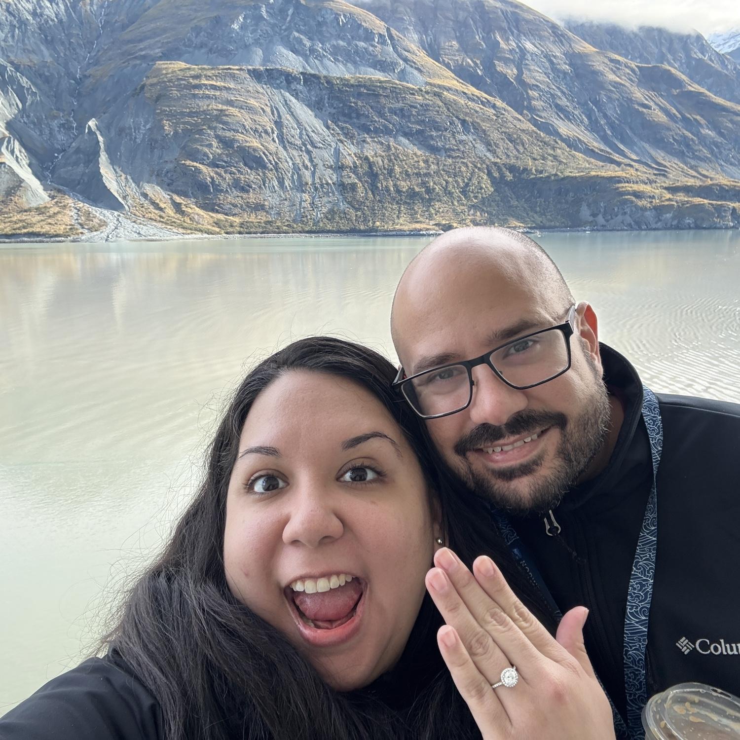 What a way to celebrate being engaged, exploring America’s Last Frontier!