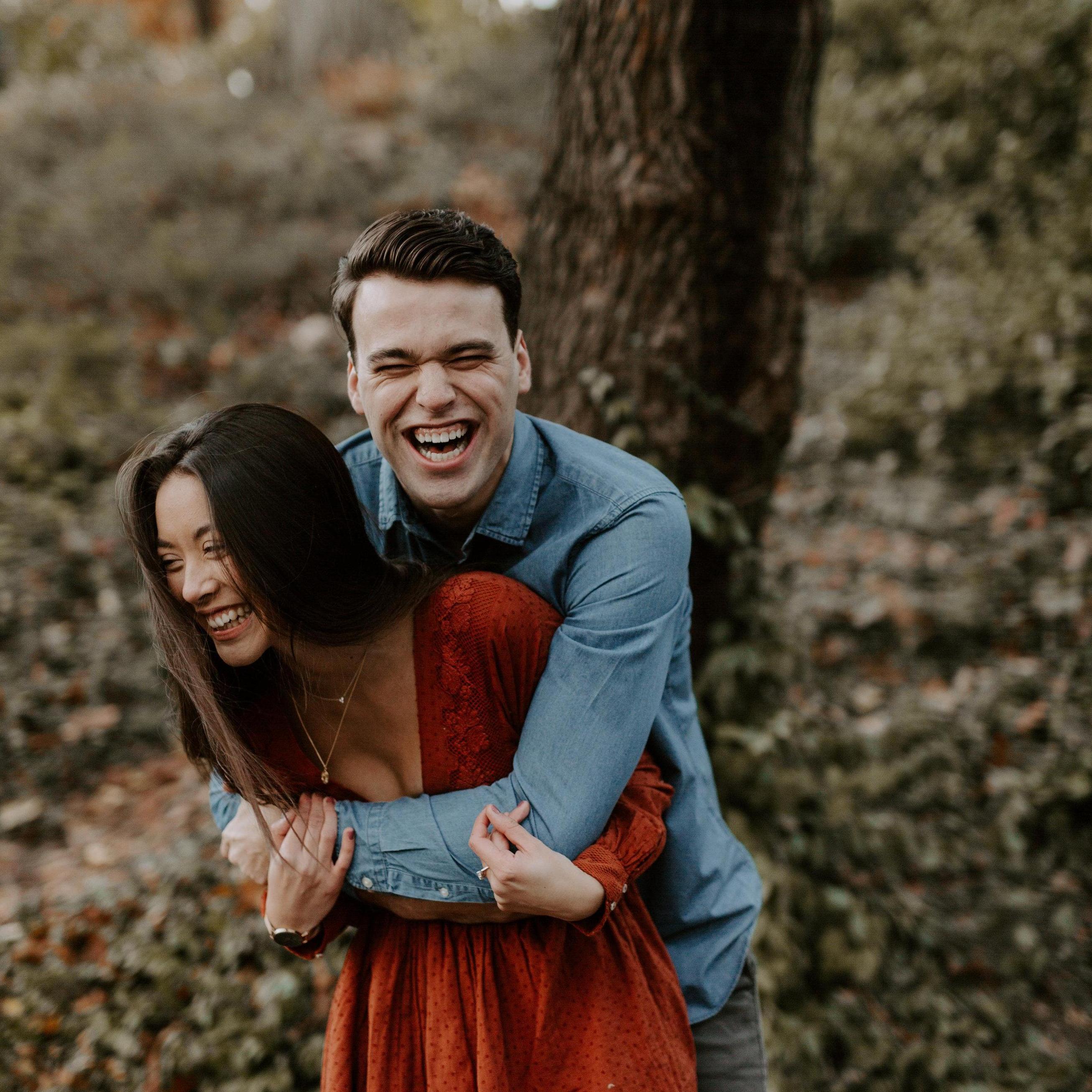 Engagement shoot in Central Park
