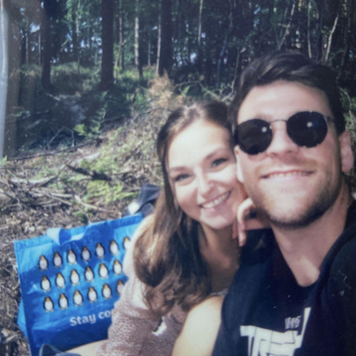May 2020 - One of the first pictures of us, months after meeting and after a million Facetime cook along dates!